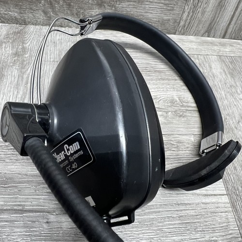 Clear-Com Intercom Systems CC-40 Single-Ear Headphone Mic Headset Untested AS IS - Picture 6 of 14