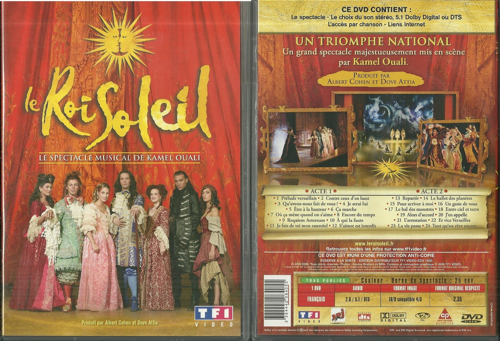 DVD - LE ROI SOLEIL / CHRISTOPHE MAE EMMANUEL MOIRE COMME NEUF COMEDIE