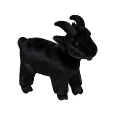 Black Goat Plush Toy 12" Stuffed Animal Toddler Doll Gift for Kids