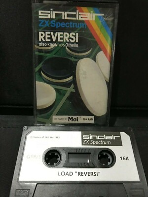 ZX Spectrum Computer Game - Reversi (Othello) by Sinclair 1982 - Rare ...