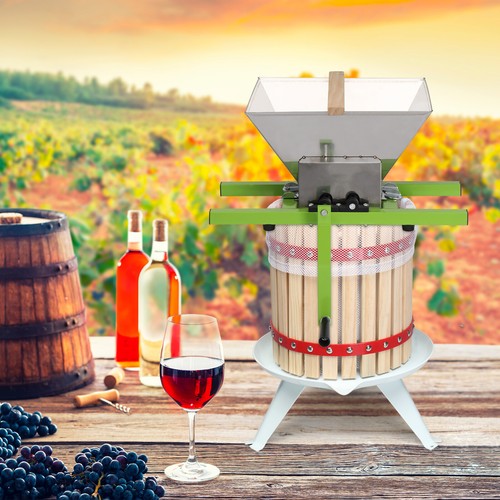 Fruit Crusher, 7L(1.8 Gal) Manual Juicer Grinder Large Capacity Fruit ...