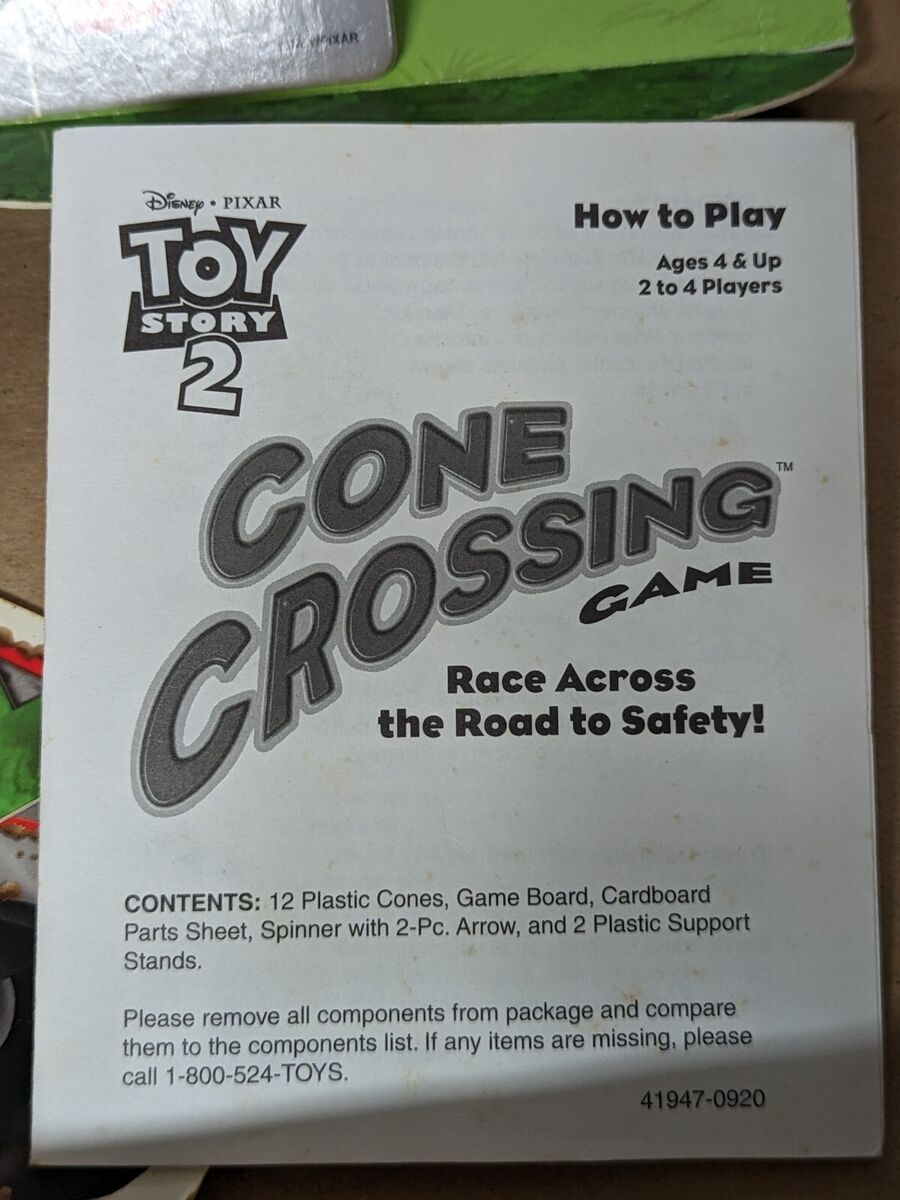 Mattel Toy Story 2 Cone Crossing Board Game 1999 Complete for sale