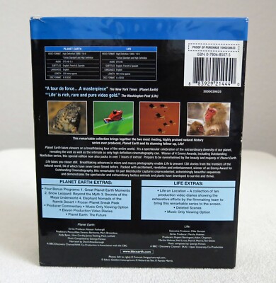 Planet Earth & Life Blu-ray - David Attenborough 10-disc
