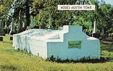 Potosi, Missouri Cemetery Moses Austin Lead Mining Pioneer Vtg Postcard H31
