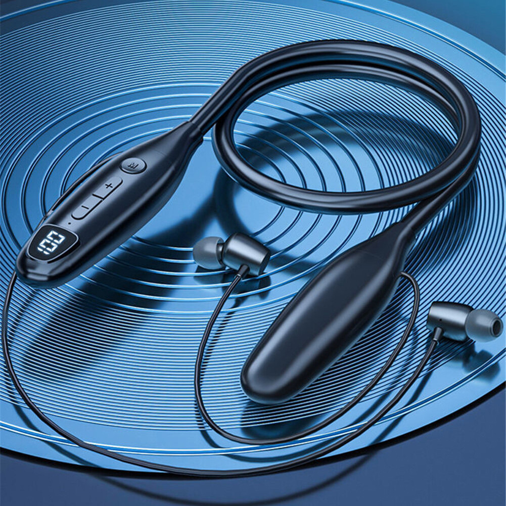 Wireless Bluetooth Sport Earphone Microphone Earpiece Earbud Noise Cancelling