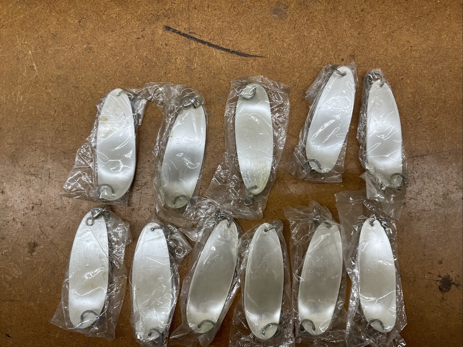 Gold Star Candian # 5 Trolling Spoons Lot Of 11 New - Image 2