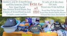 owlet/NB to 0-3 month brand new boy items, see photo for description