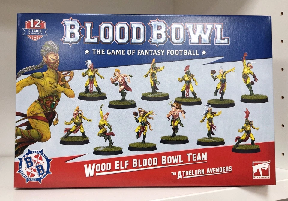 GAMES WORKSHOP Blood Bowl Équipe Elfe Sylvain : Les Vengeurs D'Athelorn Miniatures Uniques