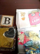 Sweet Baby Gender Reveal Party Decorations Kit balloons garland sash banner OPEN