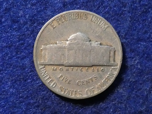 1942-P 5c Jefferson Nickel Obverse & Reverse Lamination Error #2013 - Picture 13 of 13