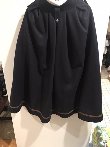 Sondre Norwegian Design Heavy Wool Skirt Viking Norway Waist 26 Length 37 Navy - Picture 3 of 5