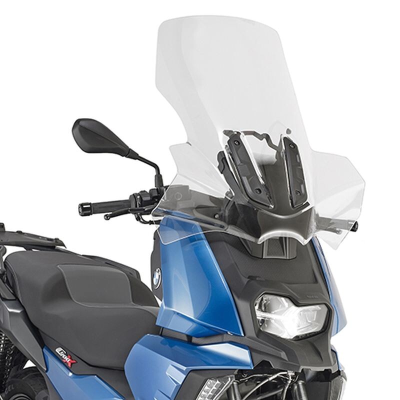 Pare-brise BMW C 400X pour réduire la fatigue du pilote sur autoroute