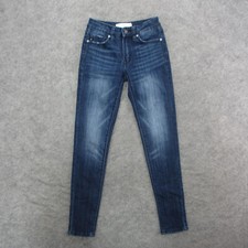 KanCan Jeans Women's 23 Blue Dark Wash Skinny Jeans