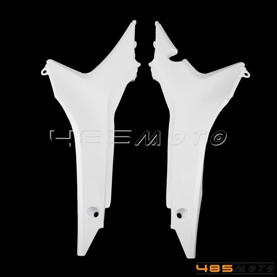 White Air Box Side Covers Panels Fit for Honda CRF250R 2014-17 CRF450R 2013-2016 - Image 2 of 4