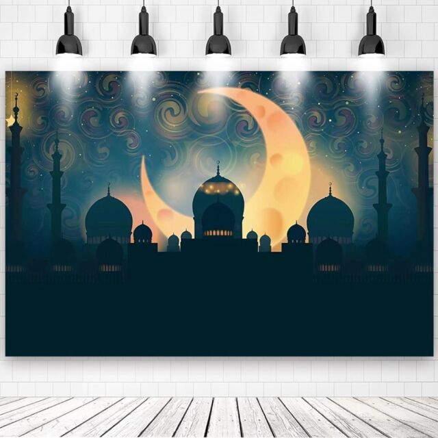 Al-fitr Gift Eid Mubarak Party Backdrop Eid Background Wallpaper Party Supplies
