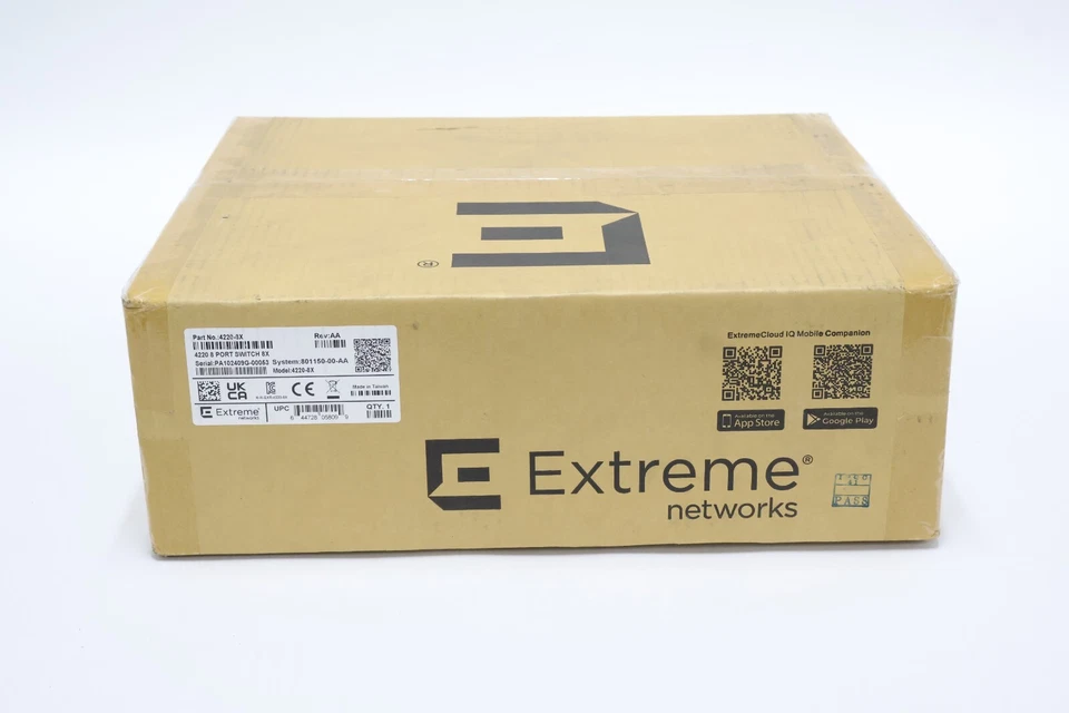 Extreme Networks 4220-8X 8-Port Gigabit Ethernet Switch 4220 Series – New - Image 2 of 3