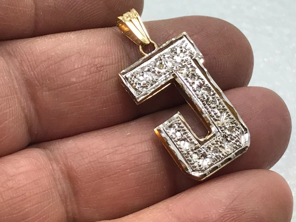 10 karat gold initial necklace online