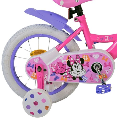 12" 12 Zoll Kinderfahrrad Mädchenfahrrad Fahrrad Bike Rad Minnie Mouse Rücktritt - Bild 3 von 9
