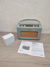 Roberts RD70DE Clock Radio 1950s Style - Duck Egg [ID7011026366]