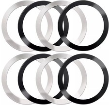 8 Pack Universal Metal Rings Sticker Compatible with Magsafe Magnetic
