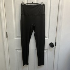 NEW Jane and Bleecker Ladies' Faux Leather Legging Size XL 14-16 Black
