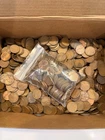 Unsearched 1 LB Lincoln Wheat Pennies Mixes Dates 1909-1958 Circulated With AU