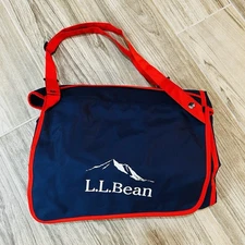 Vintage LL Bean Weighted Beach Picnic Mat Blanket Striped Outdoors