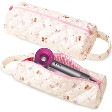 Quilted Hair Tool Travel Bag for Hairdryers Curling Irons and Flat Irons