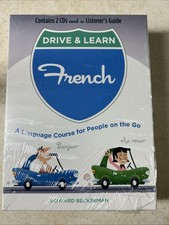 DRIVE LEARN FRENCH Language Course 2 CDs Listener's Guide New Sealed