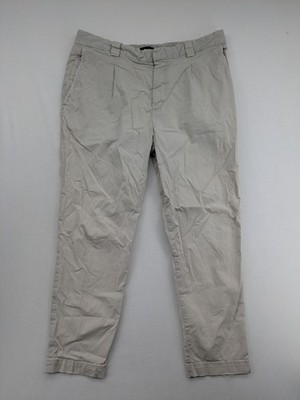 Alberto Herren Chino Hose Mike-T Tapered Fit W33 L32 beige Gabardine