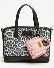 Wrangler X Boot Barn Leopard Print Mini Handbag Charm - WGH-1006 PK