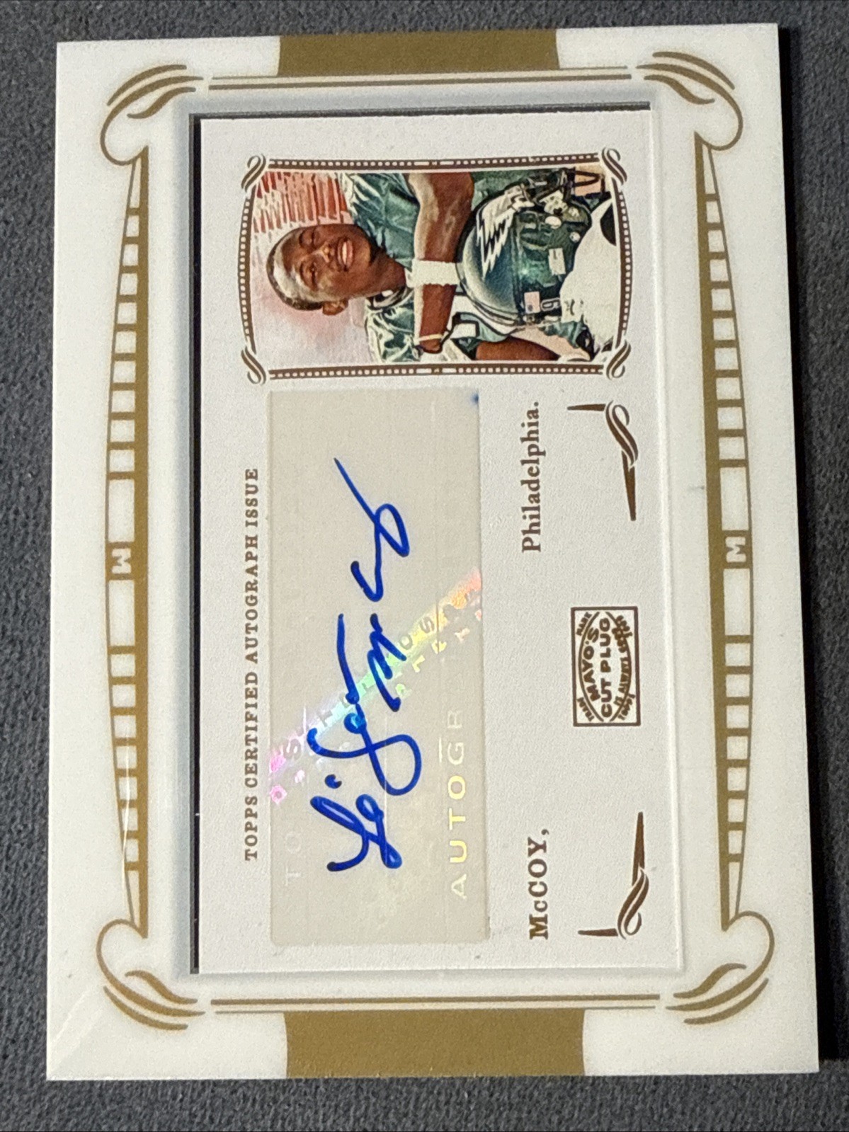 LeSean McCoy Topps Mayo Autographs #MALM Base