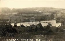 c1915 Lake Lauderdale Jackson NY New York RPPC Photo Postcard COPY