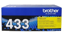 Brother TN-433Y Yellow Toner Cartridge - New in Box