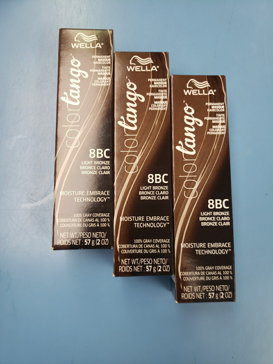 Tango 8bc Light Bronze Permanent Masque Haircolor  3 Tubes