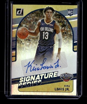 2020-21 Donruss #SG-KIL Kira Lewis Jr. Signature Series New Orleans Pelicans
