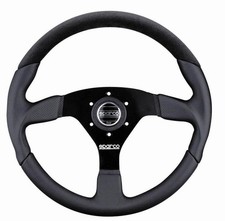 Sparco L505 Lap 5 Black Steering Wheel For Automotive Performance