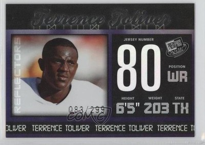 2011 Press Pass Reflectors 83/299 Terrence Toliver #49 Rookie RC n1u