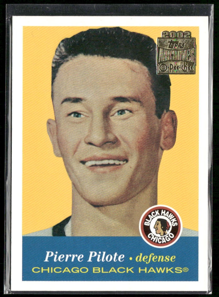 2001-02 Topps / O-Pee-Chee Archives Pierre Pilote #7 Chicago Blackhawks