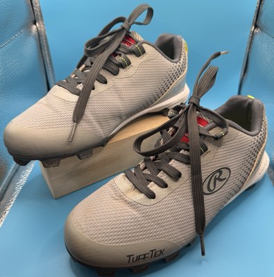 Rawling Cleats Cool Flo Tuff Tek size 2.5 Boys Youth Shoes