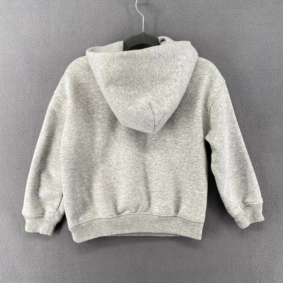 Sudadera con capucha gris Baby Gap x Paddington niños 5 mezcla de algodón logotipo deletreado Foto 2 de 4