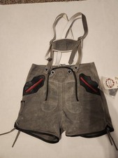 Vintage St. Peter Trachten Childs Genuine Oktoberfest Suede Lederhosen