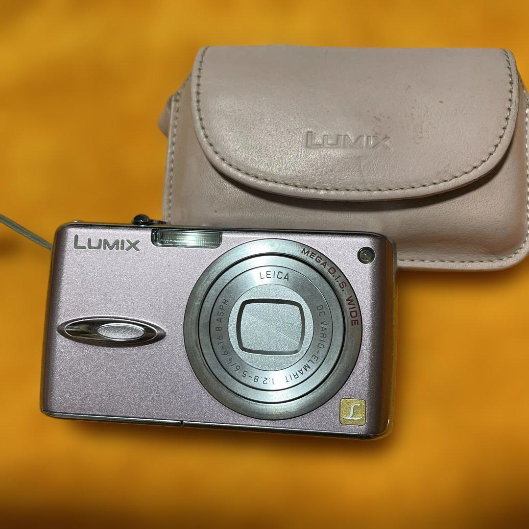 Used] Panasonic LUMIX DMC-FX01 Pink Compact Digital Camera tested