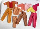 Vintage Barbie Doll Clothing Lot  - 1960s, 4 Pants Outfits, 8 Pieces