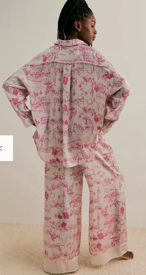 Juego de pijama FREE PEOPLE Dreamy Days para mujer talla XL combo de té rodeo vaquero Foto 2 de 3