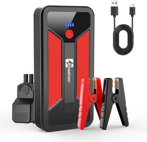 3000A Démarreur de saut à la batterie Peak Car, 12V jusqu'à 9.0L Gaz et 7.0L