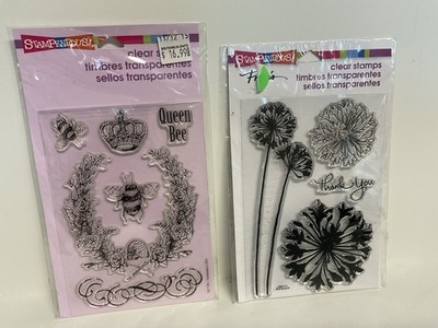 Stampendous Clear Stamps Agapanthus Thanks/Queen Bee