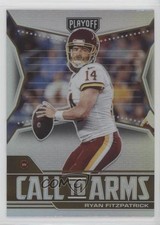 2021 Panini Playoff Call to Arms Silver Prizm Ryan Fitzpatrick #CA-RFI 16wc