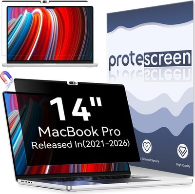 Magnetic Privacy Filter for MacBook Pro 14 Inch (2021-2026) - Anti-Spy Shield