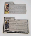 Gi Joe Vintage Cardback File Cards ARAH 1982-1988 Shockwave & Zanzibar